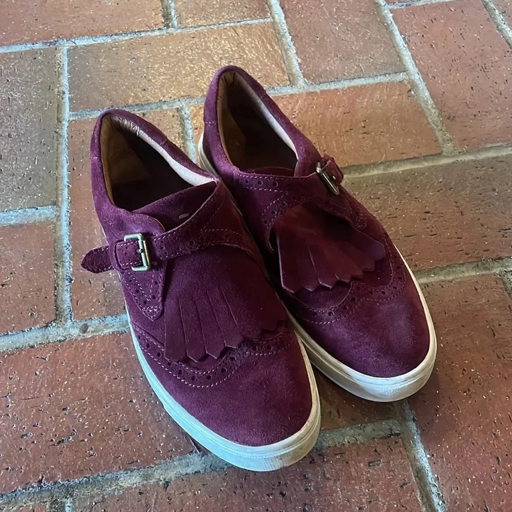 Purple Suede Frye Kilitie‎ Shoes 6